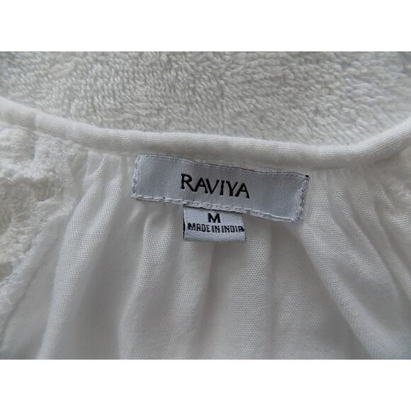 Raviya swim coverup sundress white eyelet size Medium - Picture 8 of 9